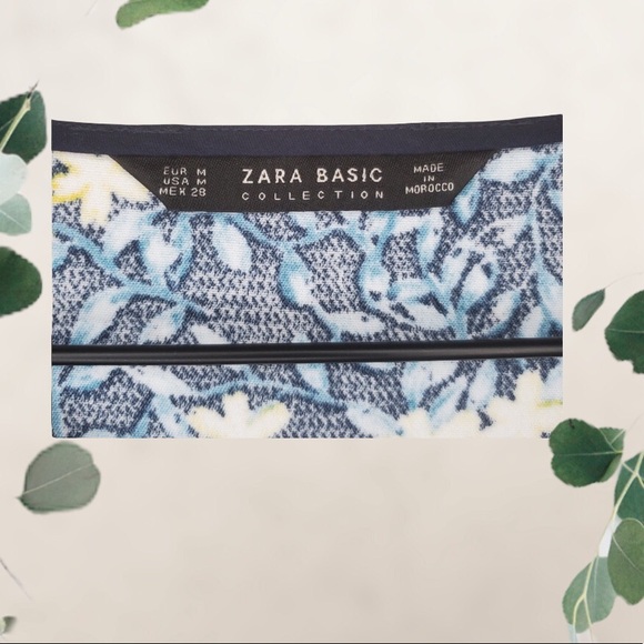 Zara EUC Cute Crop Top layers across the front! - Picture 3 of 4